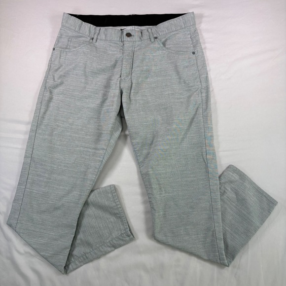Nike Other - Nike Golf Pants Men 34x32 Dri-FIT Heather Green Performance Chino Trousers